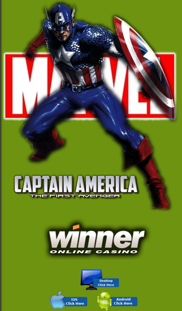 Playtech Marvel Casino Games - Play Captain America For Real Money At Winner Casino