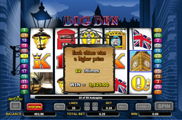 Big Ben Aristocrat Casino Game Screenshot