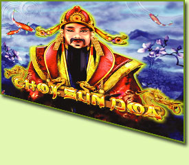 Aristocrat Choy Sun Doa Slot Game Logo