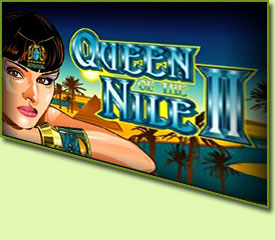 Aristocrat Queen Of The Nile 2 Slot Game Logo