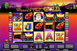 Where's the Gold Aristocrat Casino Game Screenshot