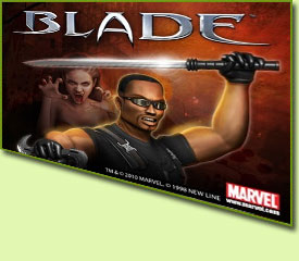 Playtech Marvel Blade Slot Game Logo