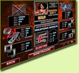 Playtech Marvel Elektra Slot Game Screenshot