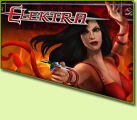 Playtech Marvel Elektra Slot Game Logo