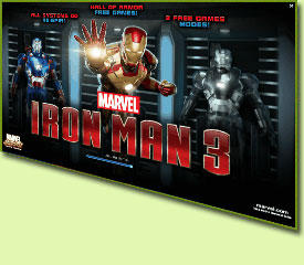 Playtech Marvel Iron Man 3 Slot Game Logo