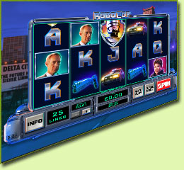 Playtech Robocop Slot Game Screenshot