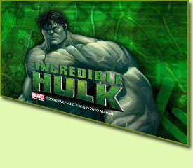 Playtech Marvel The Incredible Hulk Slot Game Logo