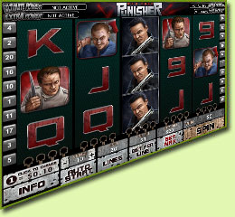 Playtech Marvel The Punisher Slot Game Screenshot