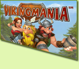 Playtech Viking Mania Slot Game Logo