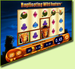 WMS Gaming Buffalo Spirit Slot Game Screenshot