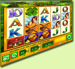 WMS Gaming Leprechauns Fortune Slot Game Screenshot