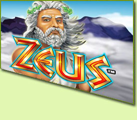 WMS Gaming Zeus Slot Game Logo