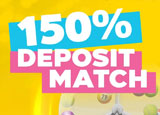 Easybet 150% Deposit Match Bonus