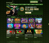 Springbok Online Casino Screenshot