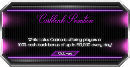 White Lotus Casino Cashback Promotion