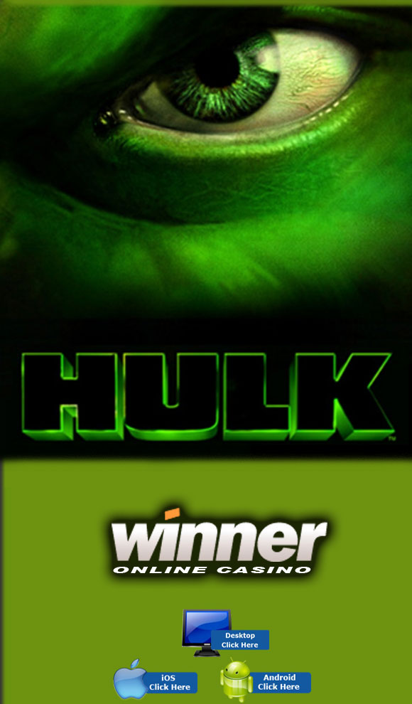 Playtech Marvel Casino Games - Play The Incredible Hulk For Real Money At Winner Casino