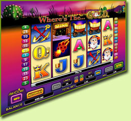 Aristocrat Where's The Gold Slot Game Screenshot