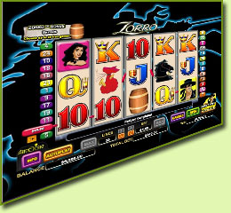 Aristocrat Zorro Slot Game Screenshot