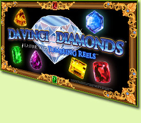 IGT Da Vinci Diamonds Slot Game Logo