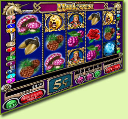IGT Enchanted Unicorn Slot Game Screenshot