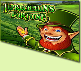 WMS Gaming Leprechauns Fortune Slot Game Logo